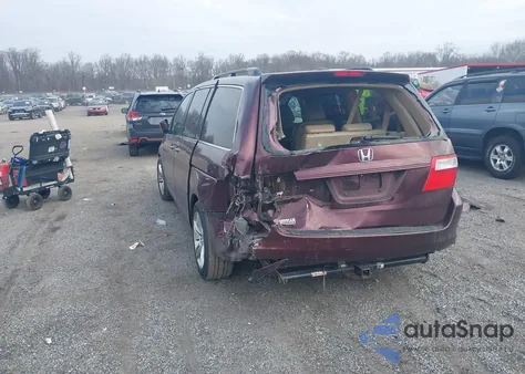 2007 Honda Odyssey Ex-L из США, поврежденный, VIN 5FNRL38727B412322